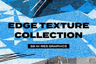 58款复古条纹半调粗糙纹理抽象艺术PNG免抠背景图片设计素材 Edge Texture Collection